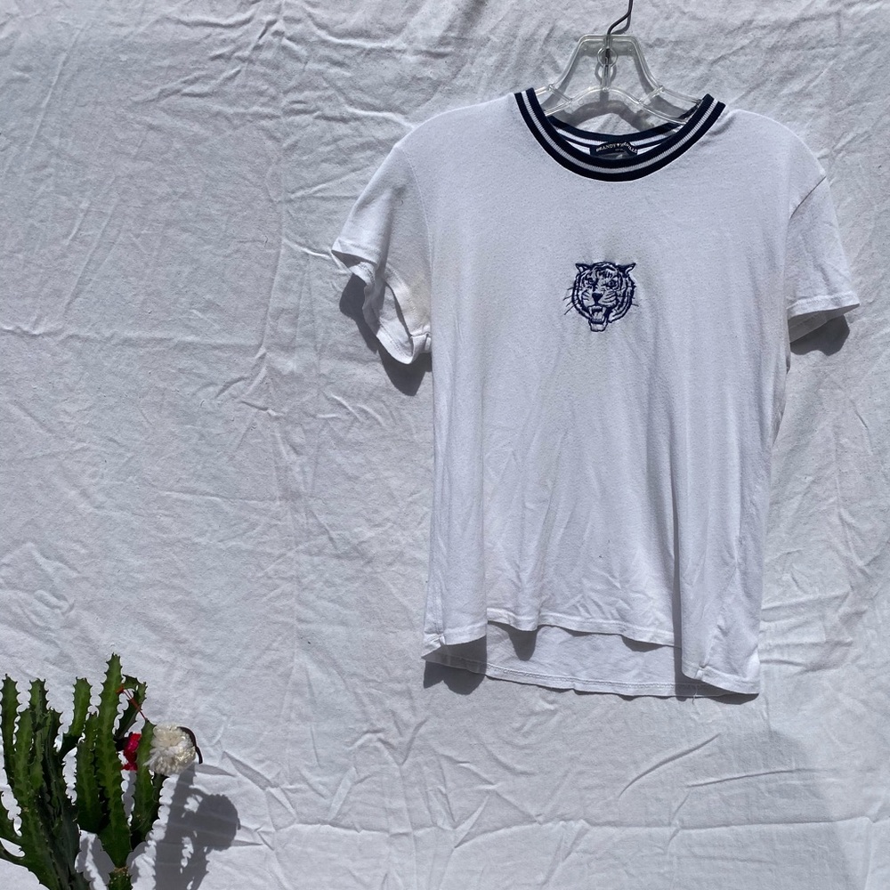 Brandy Melville baseball tiger tee